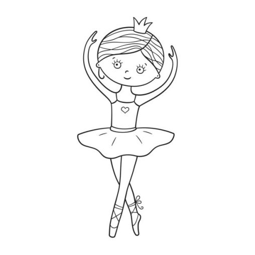 Cute Girl Illustration Coloring Pages Printable and Free