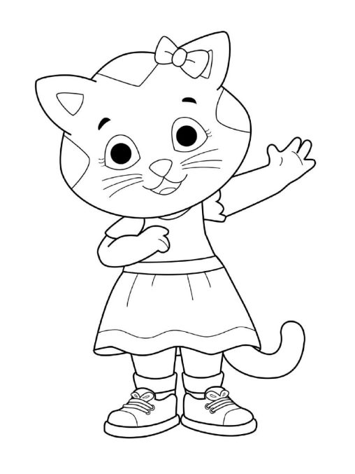 Daniel Tiger Coloring Pages Free for Kids - GBcoloring