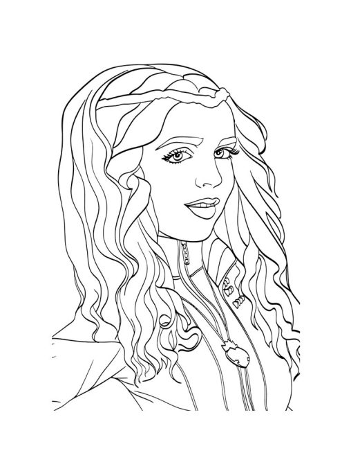 Descendants Coloring Pages: Free and Printable for Kids