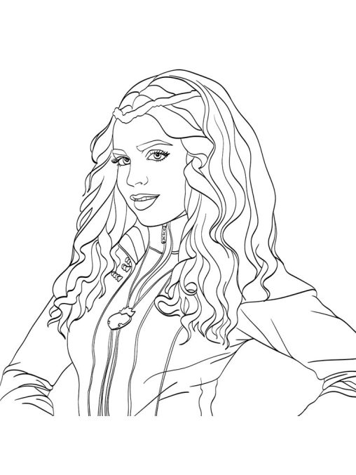 Descendants Coloring Pages: Free and Printable for Kids