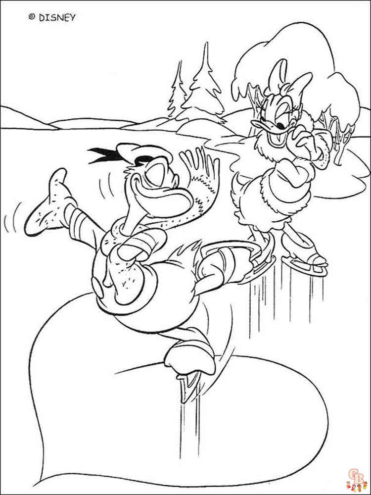 Donald Duck Coloring Pages