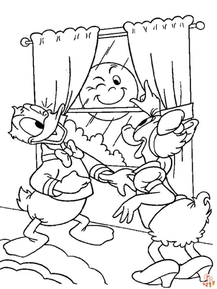 Donald Duck Coloring Pages 30