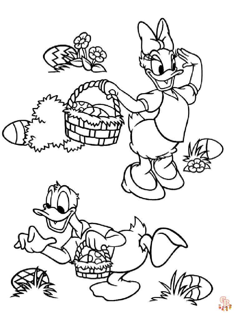 Donald Duck Coloring Pages 40