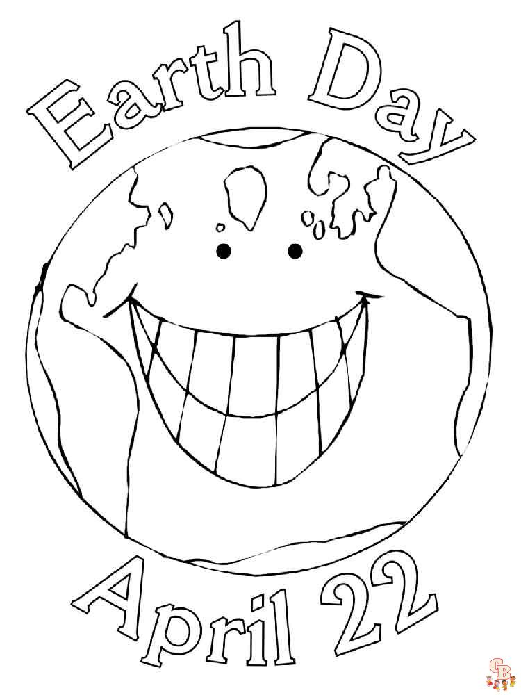 Earth Day Coloring Pages 1