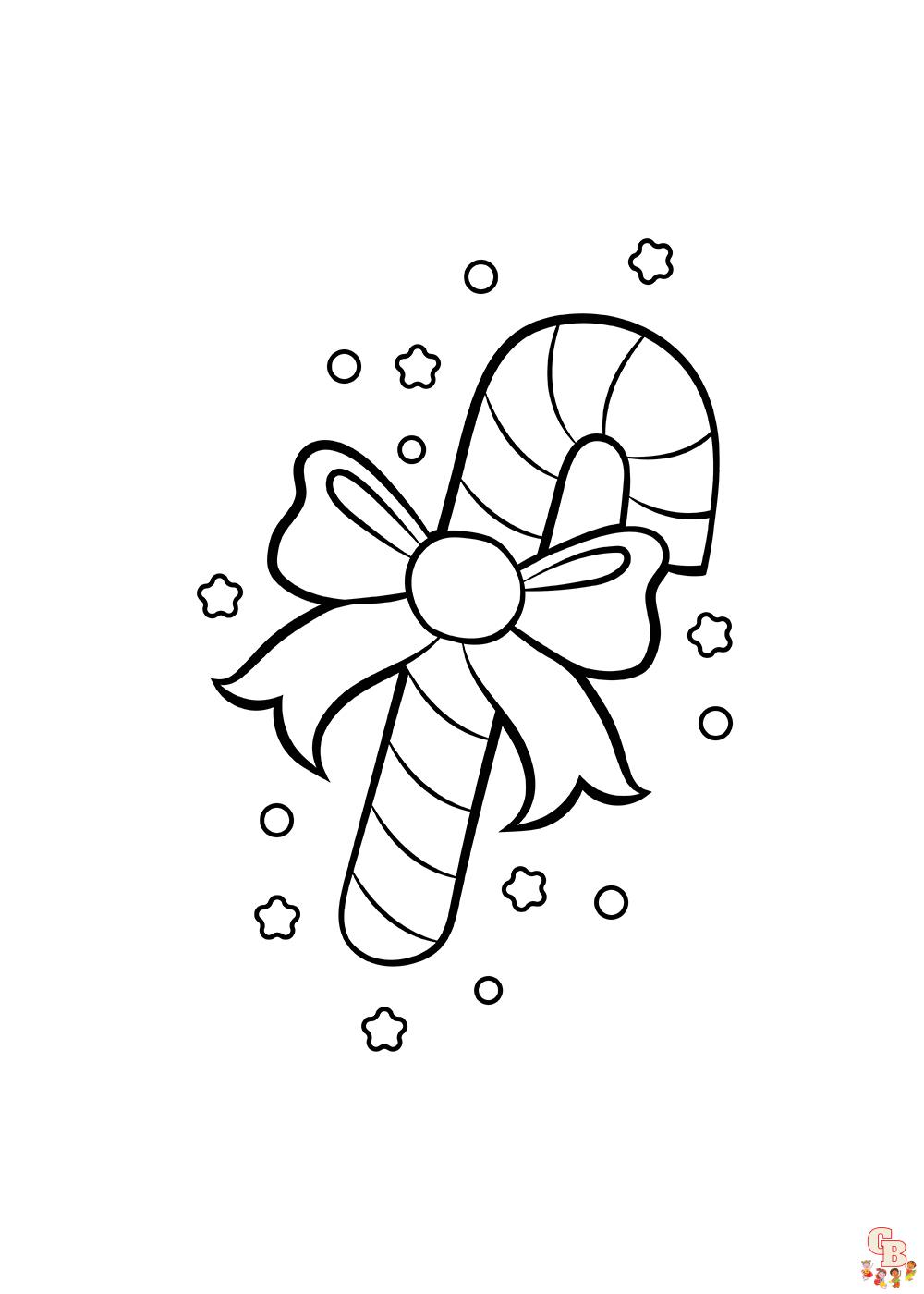 Easy Christmas coloring pages 1
