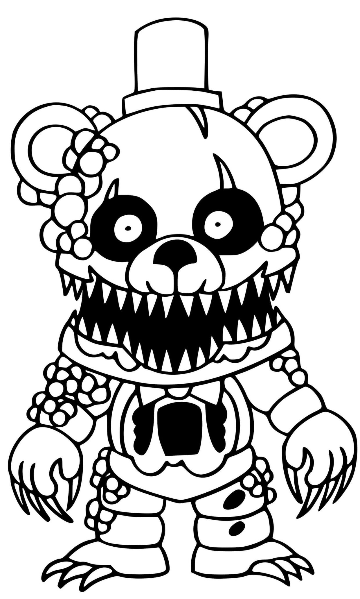 Dibujos De Five Nights At Freddy s Para Colorear GBcoloring