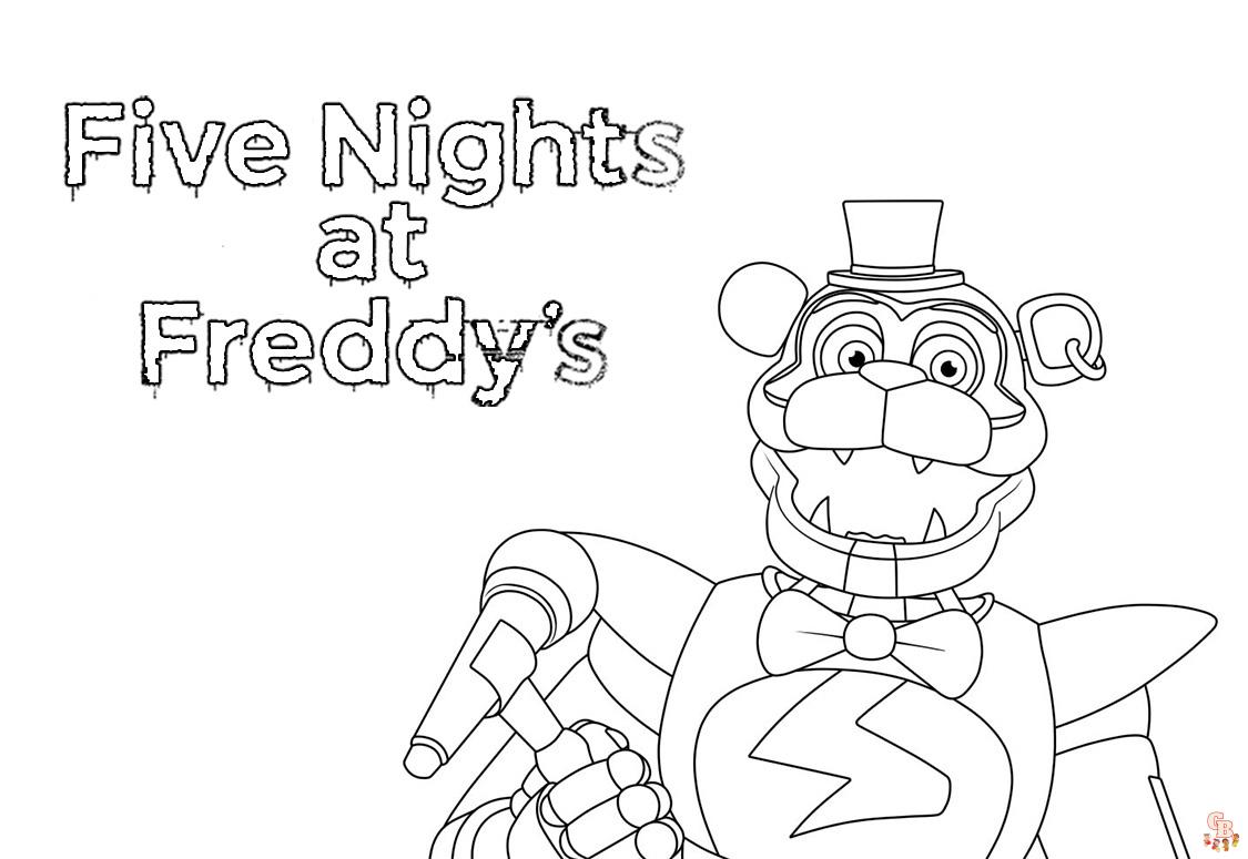 Dibujos de Five Nights at Freddy's para colorear - GBcoloring