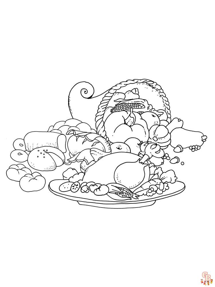 Food Coloring Pages