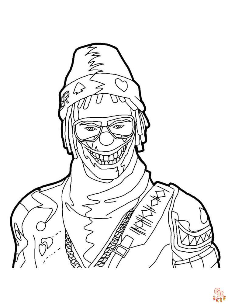 Free Fire Coloring Pages