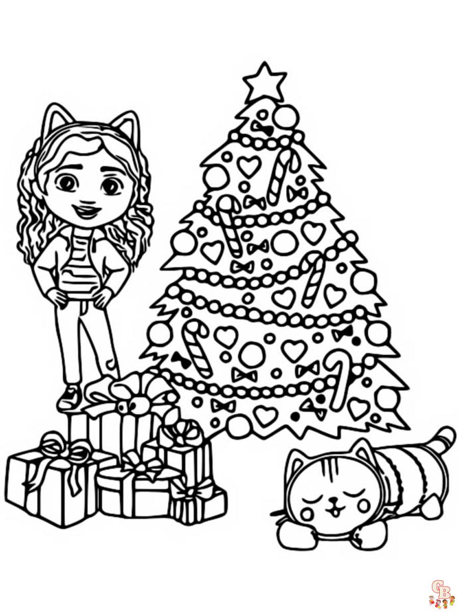 Gabby Dollhouse Coloring Pages