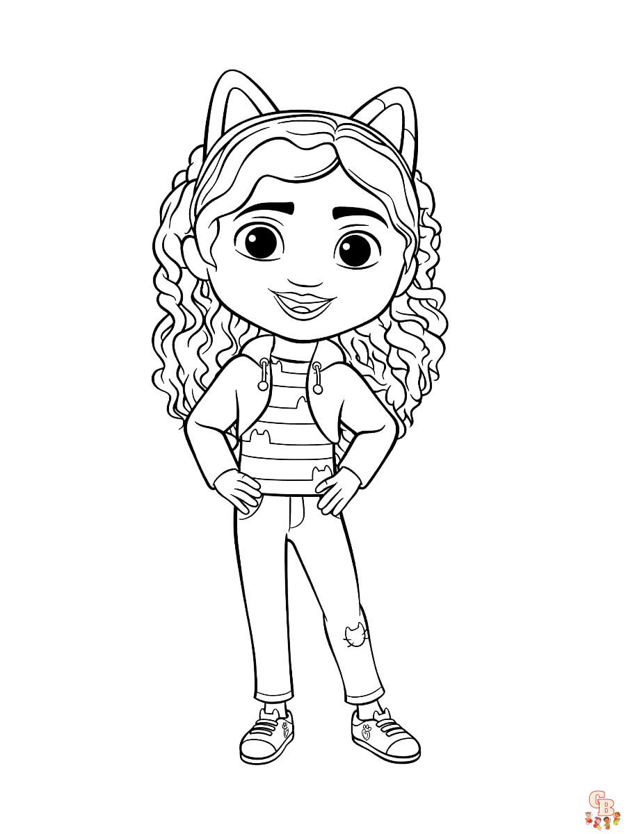 Gabby Dollhouse Coloring Pages 29