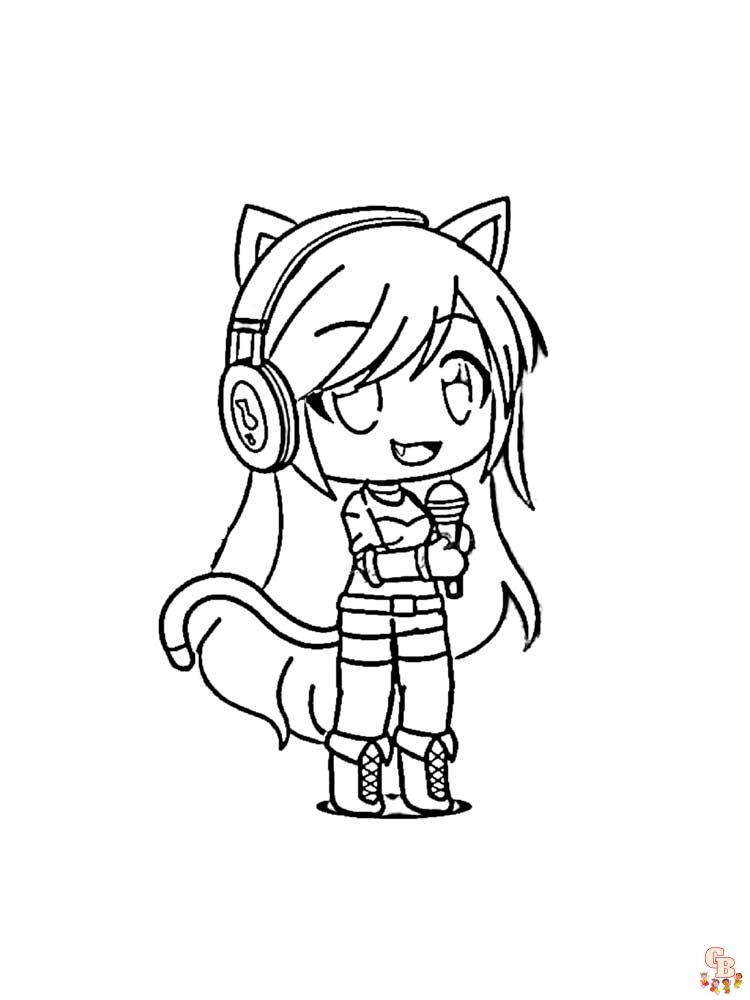 Gacha Life Coloring Pages 12