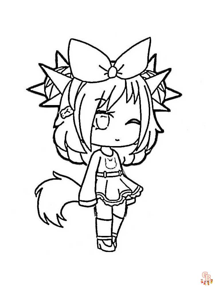 Gacha Life Coloring Pages 13