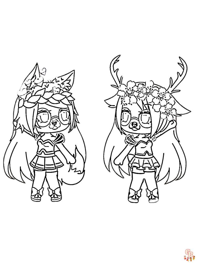 Gacha Life Coloring Pages 30