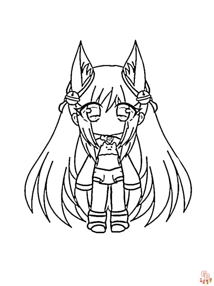 Gacha Life Coloring Pages 31