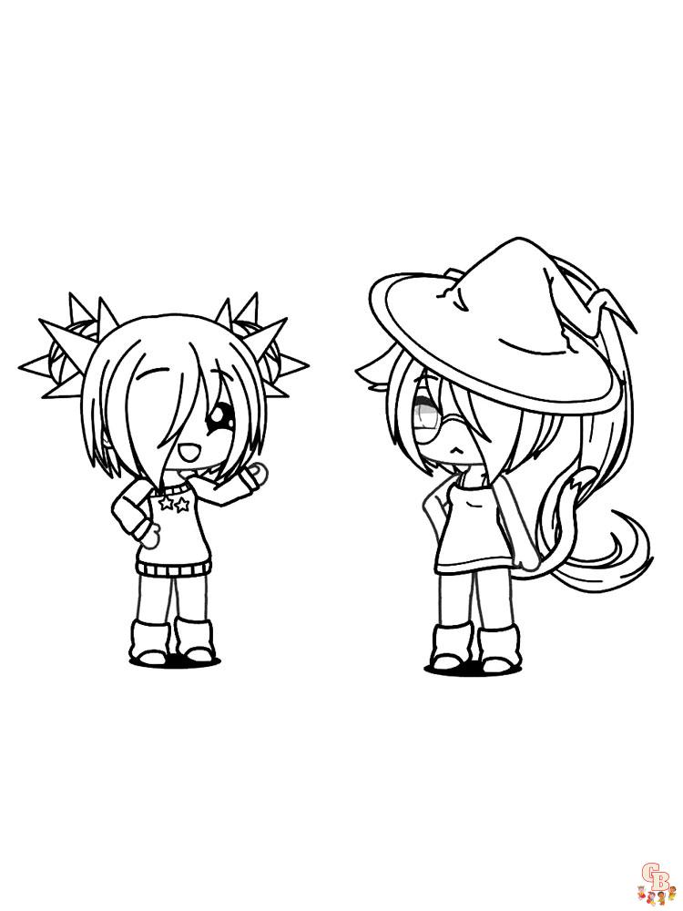 Gacha Life Coloring Pages 39