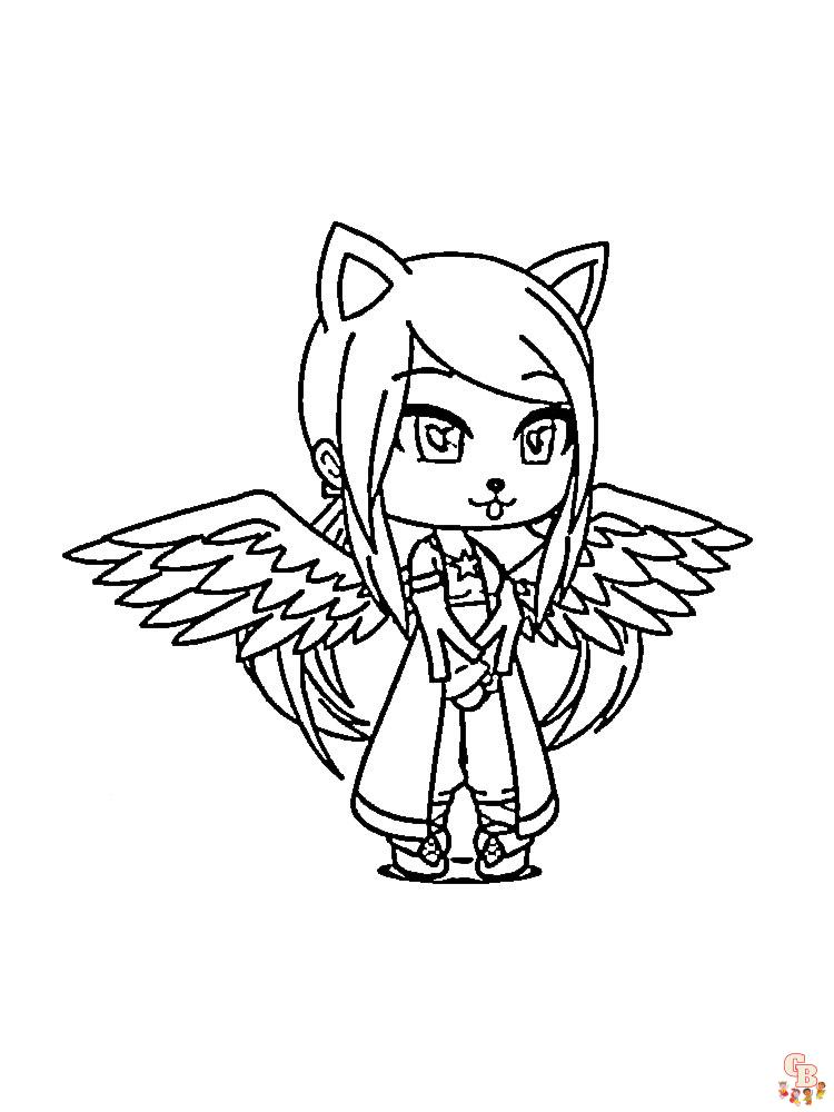 Gacha Life Coloring Pages 45