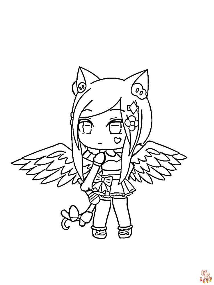 Gacha Life Coloring Pages 49