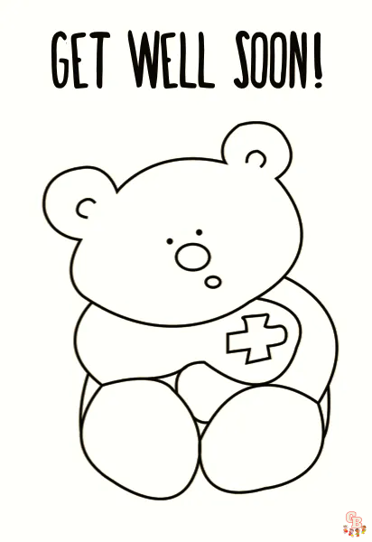Get Well Soon Coloring Pages