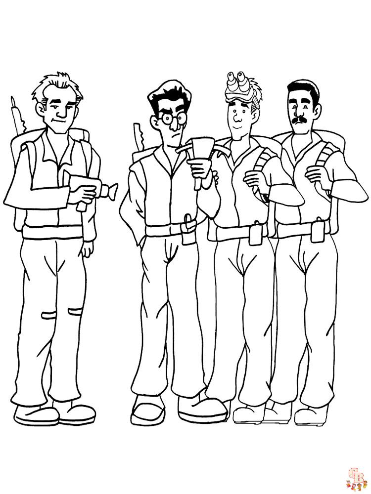 Ghostbusters Coloring Pages