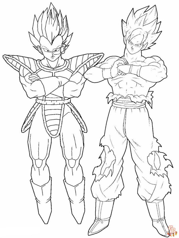 Goku Coloring Pages For Boys 11