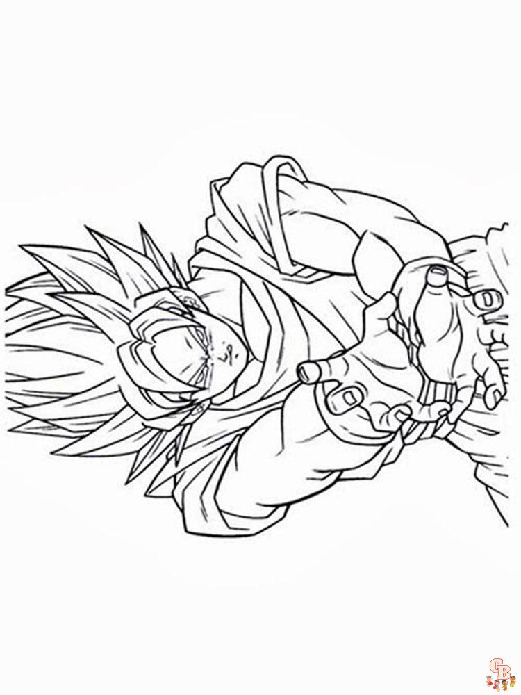 Goku Coloring Pages For Boys 17