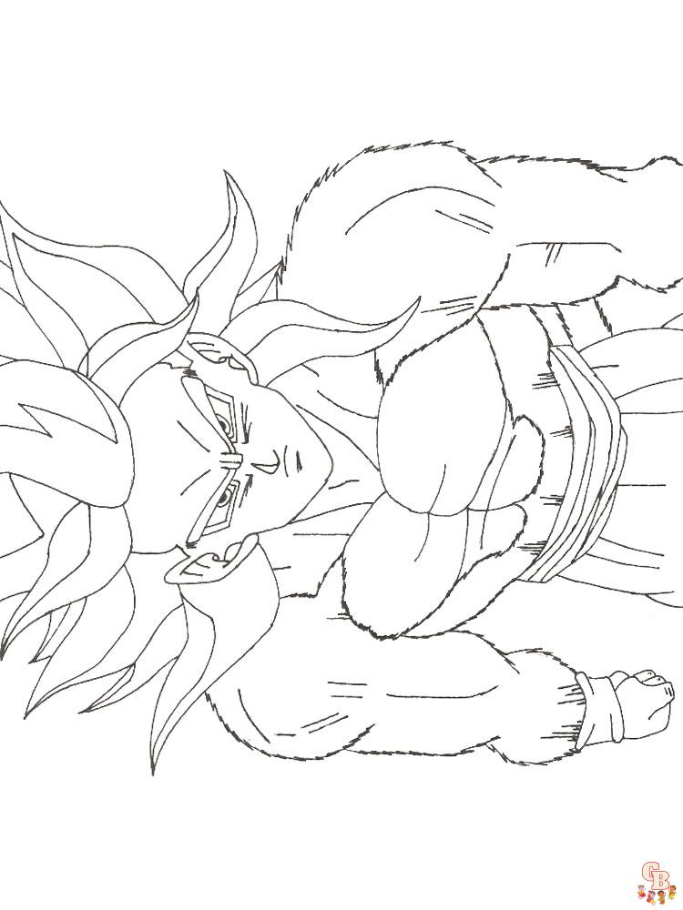 Goku Coloring Pages For Boys 8
