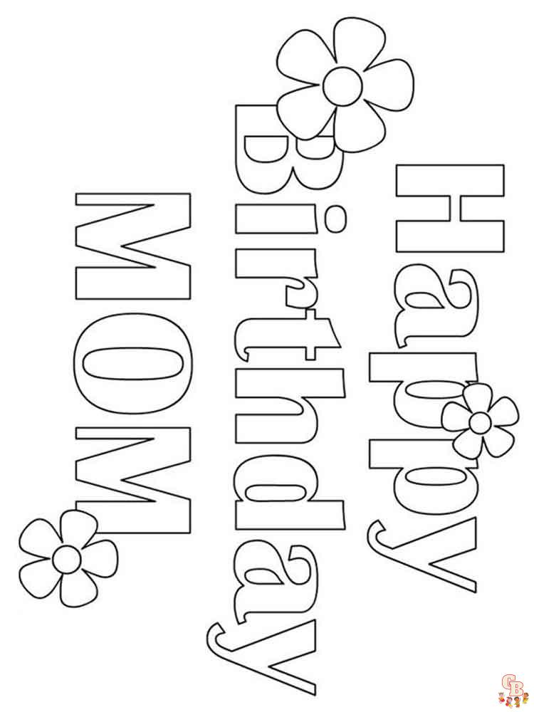 Happy Birthday Coloring Pages: Free Printable Sheets for Kids