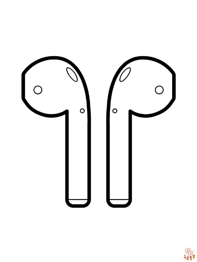 Headphones Coloring Pages 12