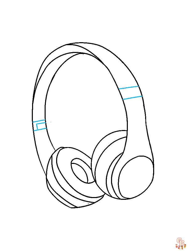 Headphones Coloring Pages 3
