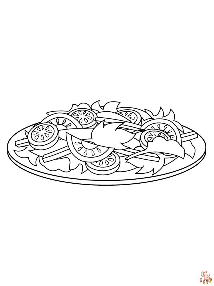 Healthy Food coloring pages 5