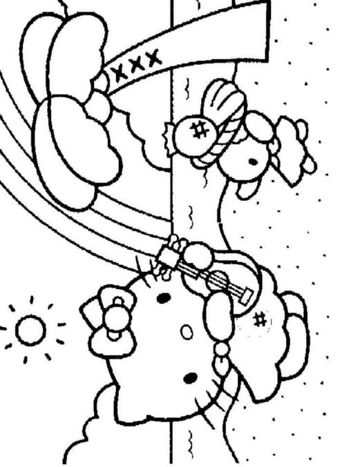 Hello Kitty Coloring Pages - Printable and Free | GBcoloring