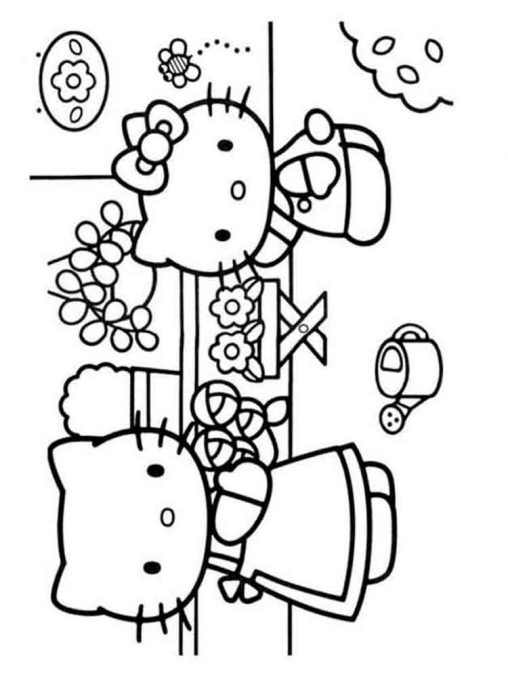 Hello Kitty Coloring Pages - Printable and Free | GBcoloring