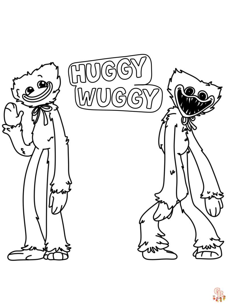 Huggy Wuggy Coloring Pages 13