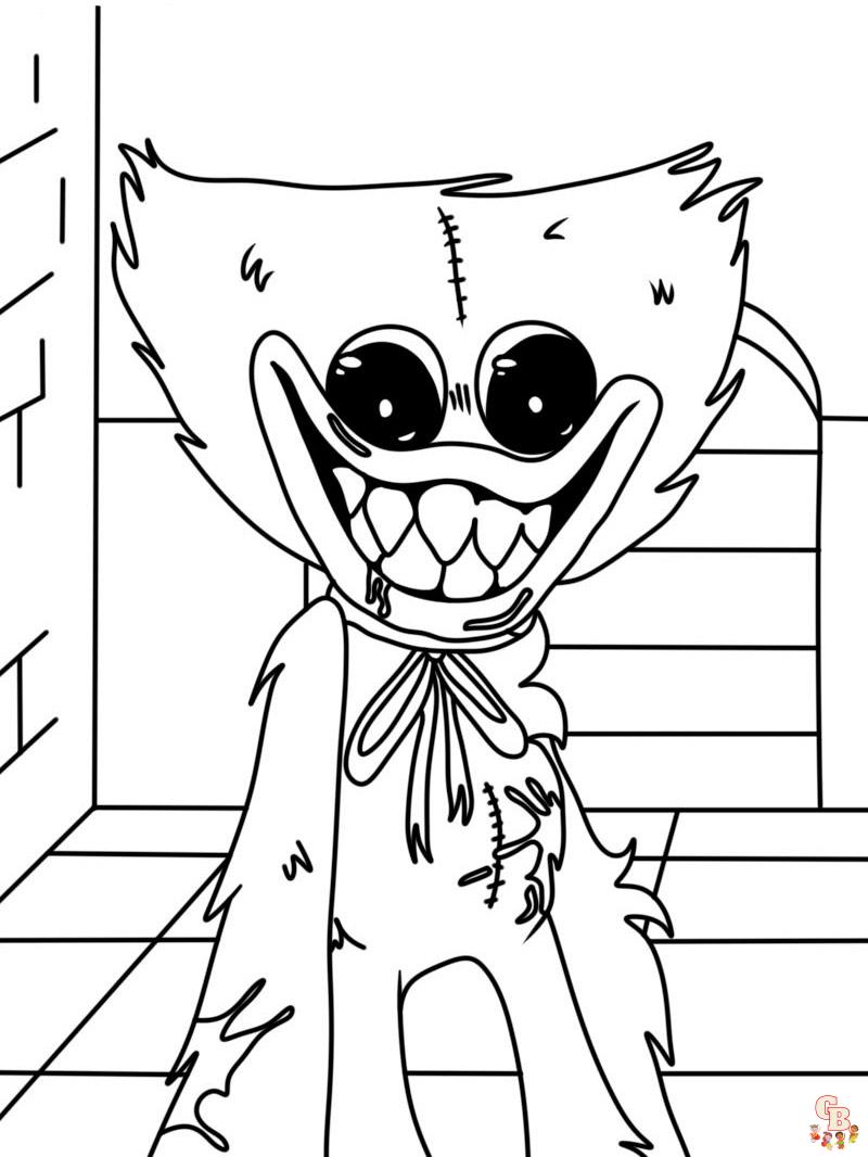 Huggy Wuggy Coloring Pages 5