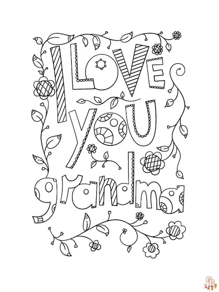 I Love You Coloring Pages 18