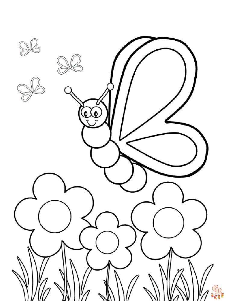 Insect Coloring Pages 1