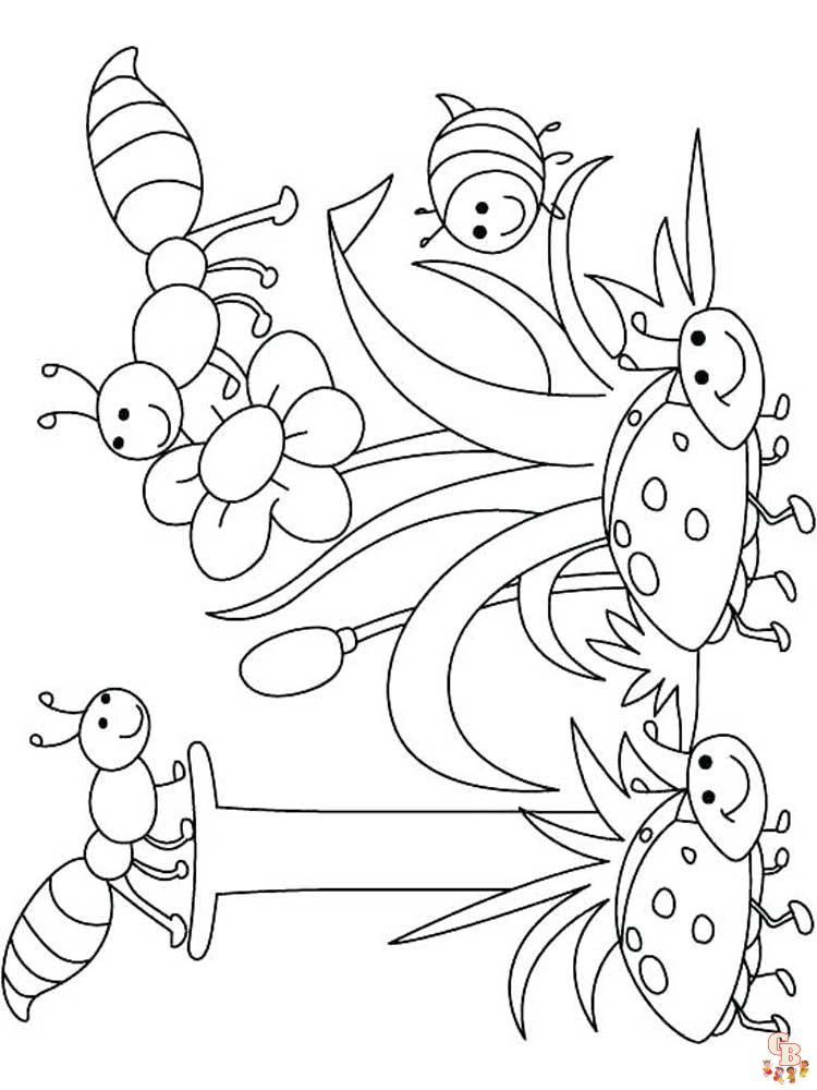 Insect Coloring Pages 13
