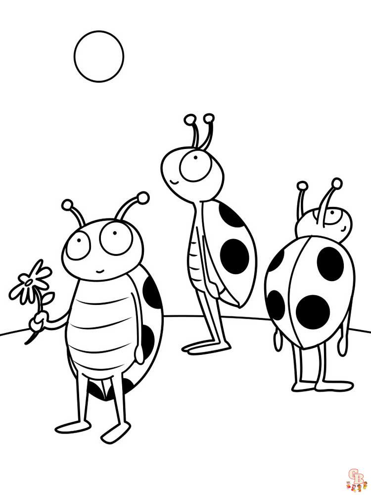 Insect Coloring Pages 15