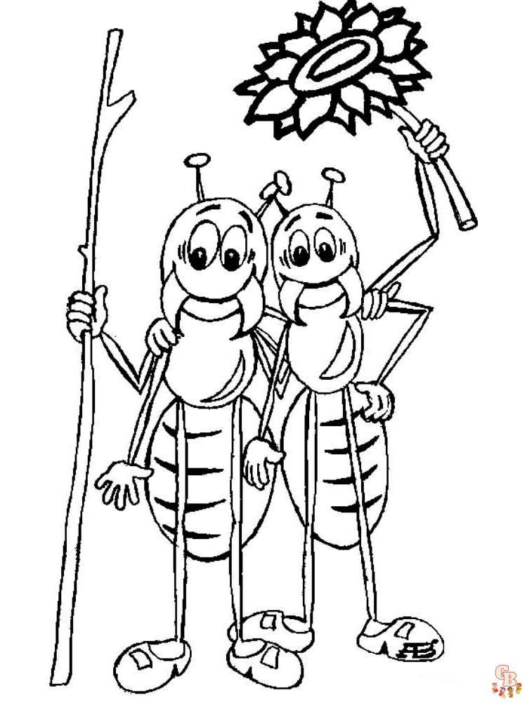 Insect Coloring Pages 26