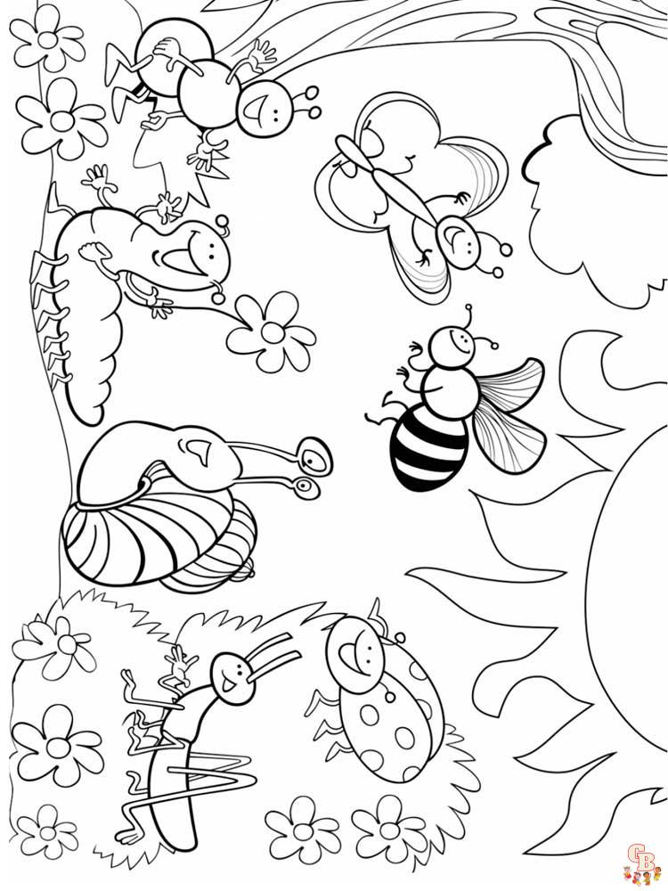 Insect Coloring Pages 6