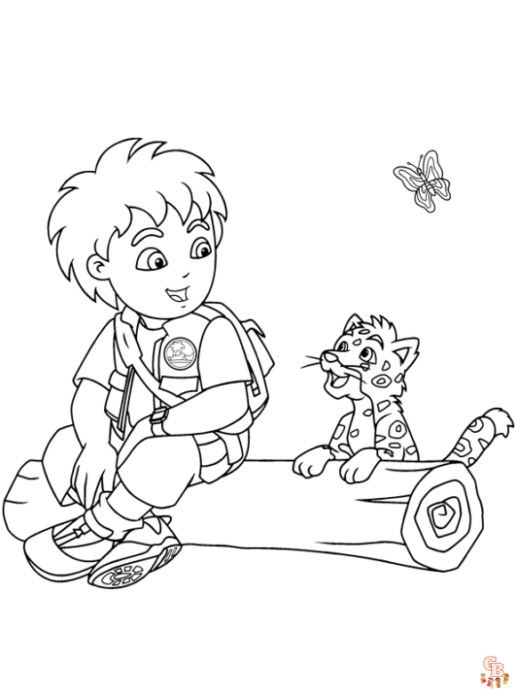 Jaguar coloring pages 2