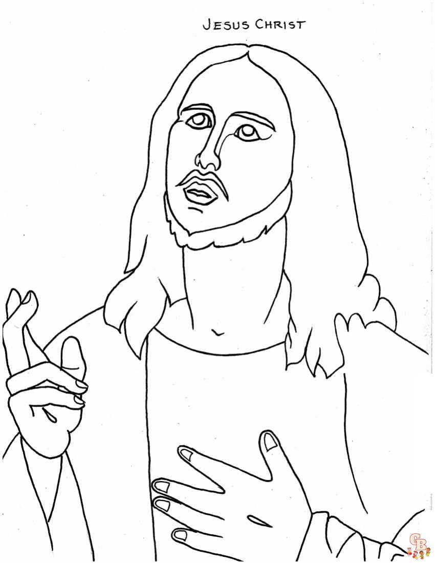 Jesus Coloring Pages 1