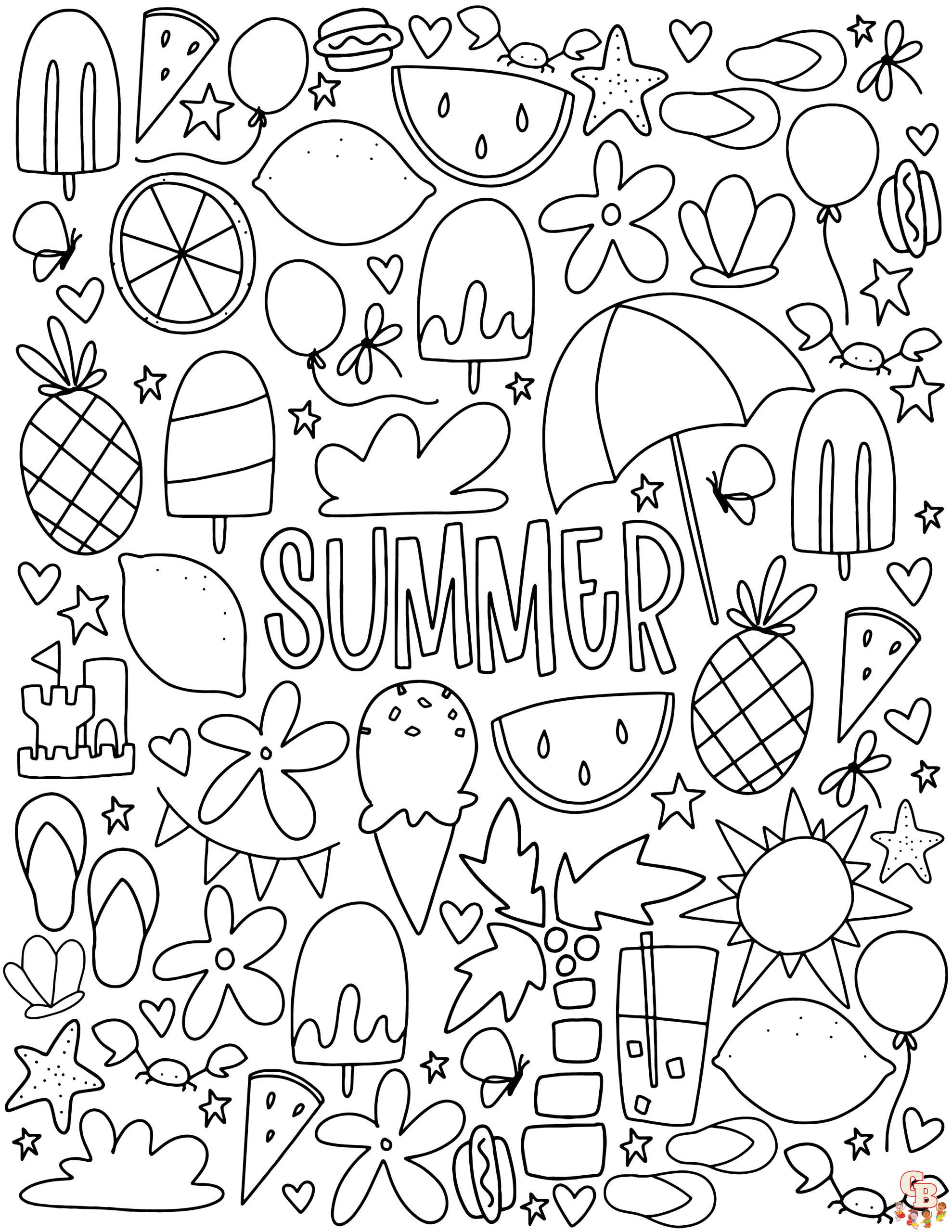 June Coloring Pages