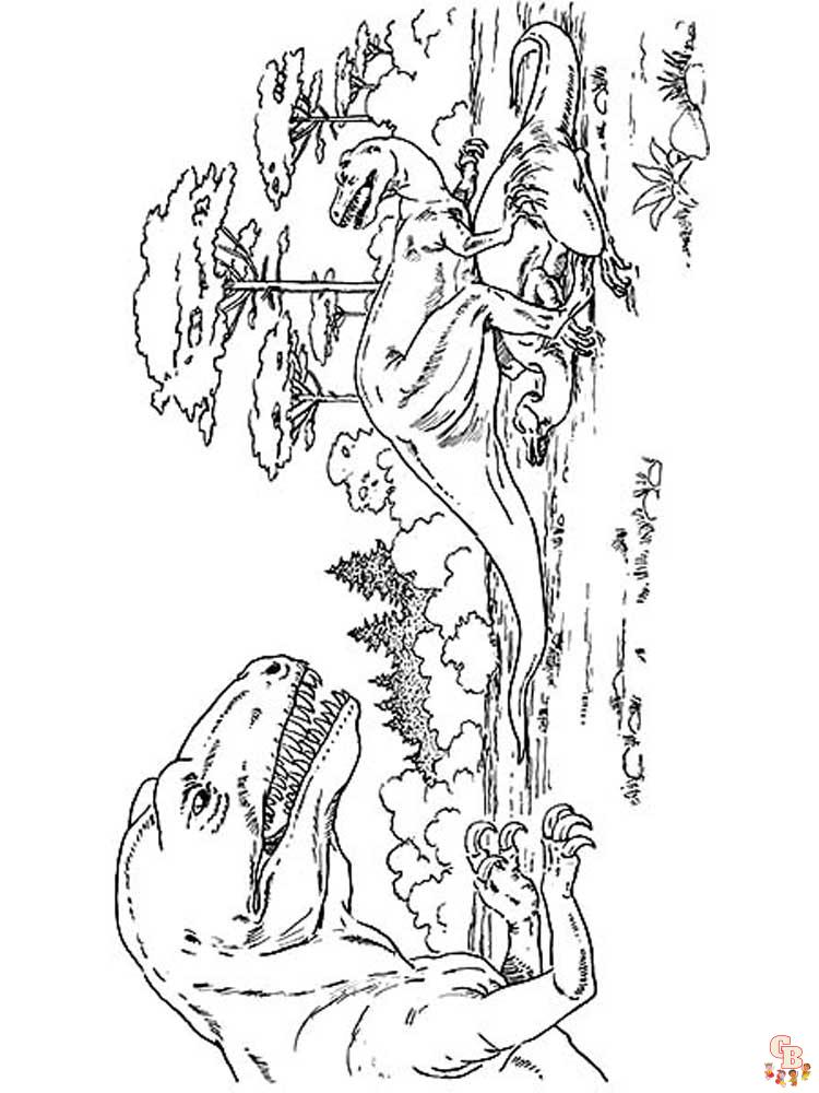Jurassic World Coloring Pages 12