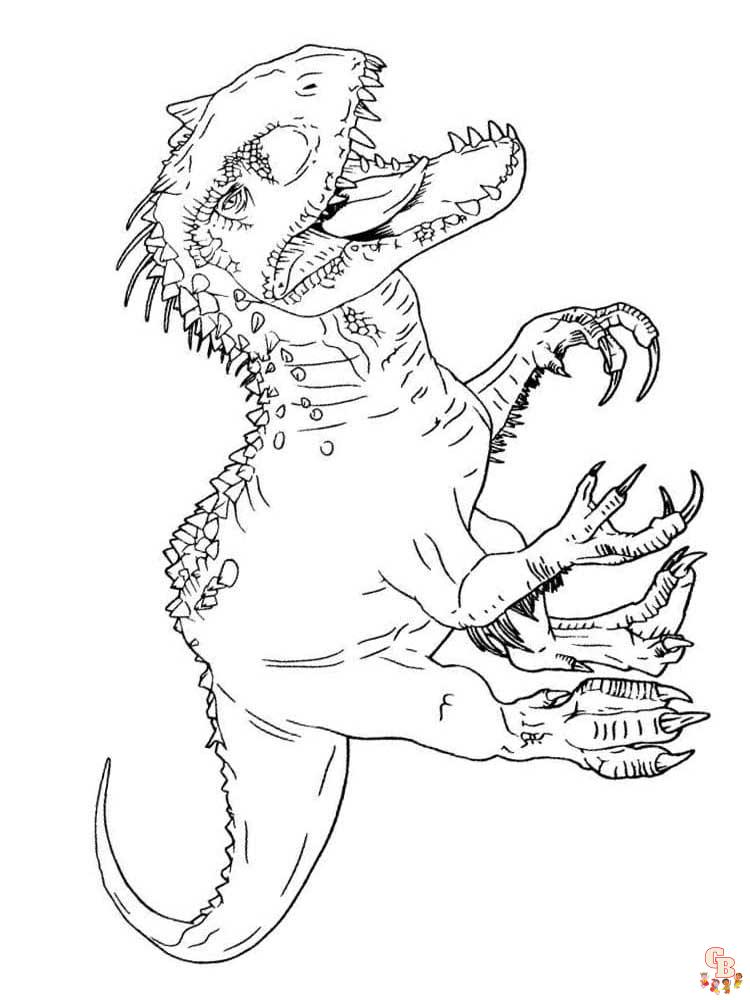 Jurassic World Coloring Pages 14