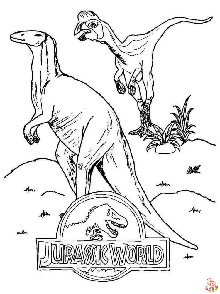 Jurassic World Coloring Pages 15