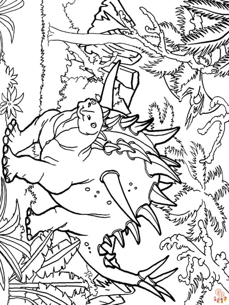 Jurassic World Coloring Pages 16