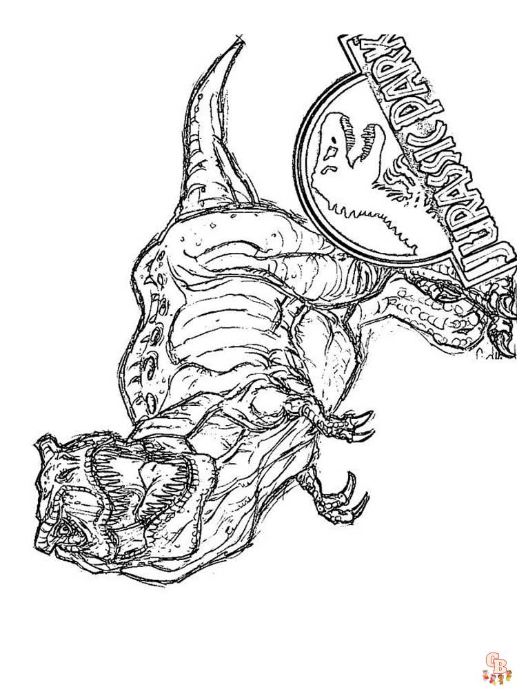 Jurassic World Coloring Pages 18