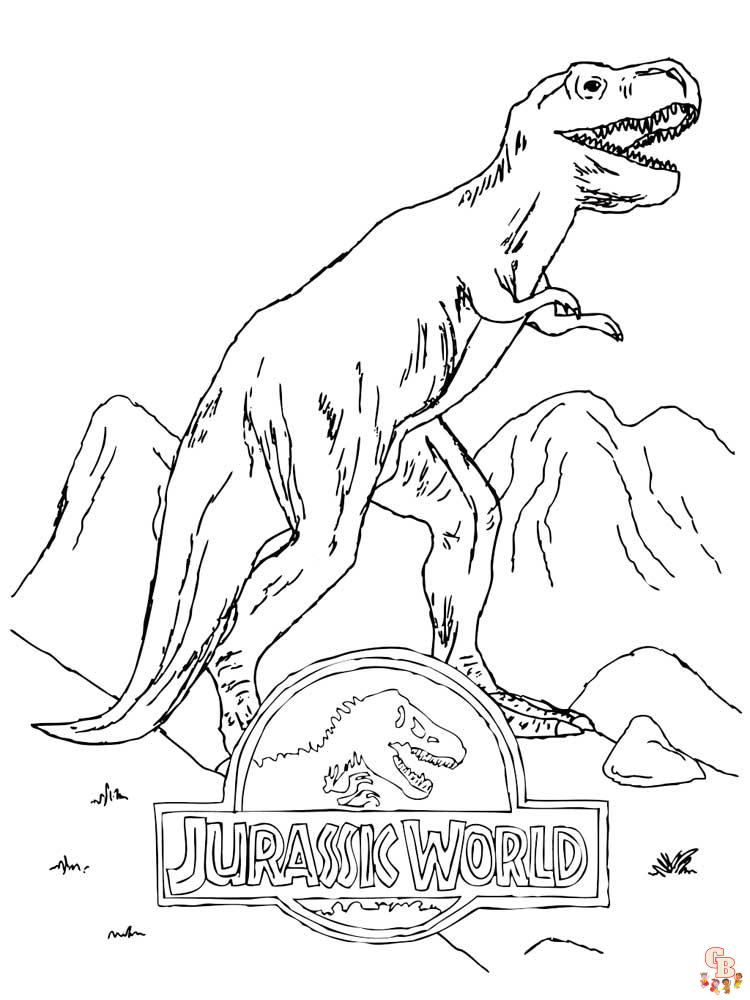 Dibujos Para Colorear De Jurassic World 2